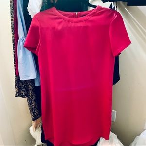 Adrienne Vittadini Hot Pink Shift Dress